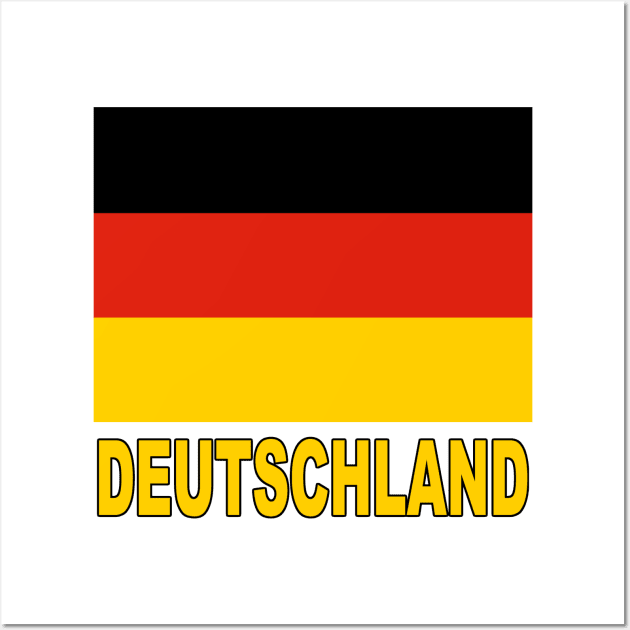 The Pride of Germany - Deutschland - German Flag Design Wall Art by Naves